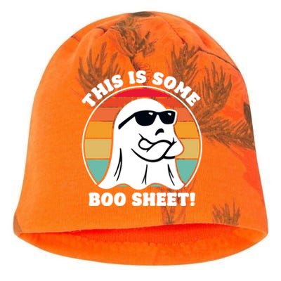 Funny Halloween Cool Boo Ghost Costume This Is Some Boo Sheet Kati - Camo Knit Beanie