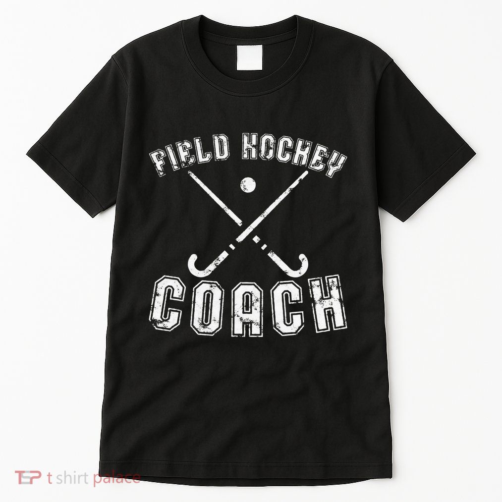 Field Hockey Coach Gifts Distressed Field Hockey Coach Tall T-Shirt