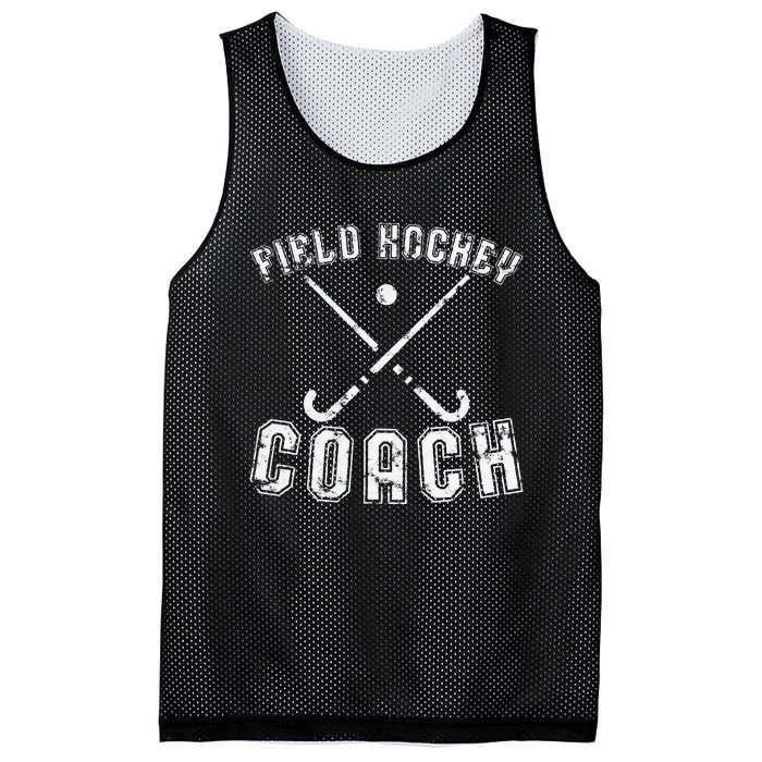 Field Hockey Coach Gifts Distressed Field Hockey Coach Mesh Reversible Basketball Jersey Tank