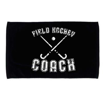 Field Hockey Coach Gifts Distressed Field Hockey Coach Microfiber Hand Towel