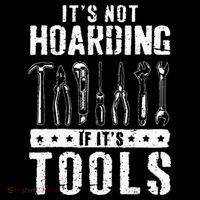 Funny Handyman Craftsman Its Not Hoarding If Its Tools Valucap Bio-Washed Visor