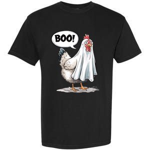 Funny Halloween Chicken Boo Spooky Chicken Halloween Costume Garment-Dyed Heavyweight T-Shirt