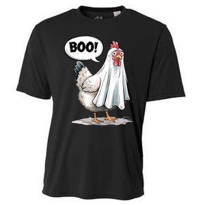 Funny Halloween Chicken Boo Spooky Chicken Halloween Costume Cooling Performance Crew T-Shirt