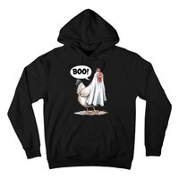 Funny Halloween Chicken Boo Spooky Chicken Halloween Costume Hoodie