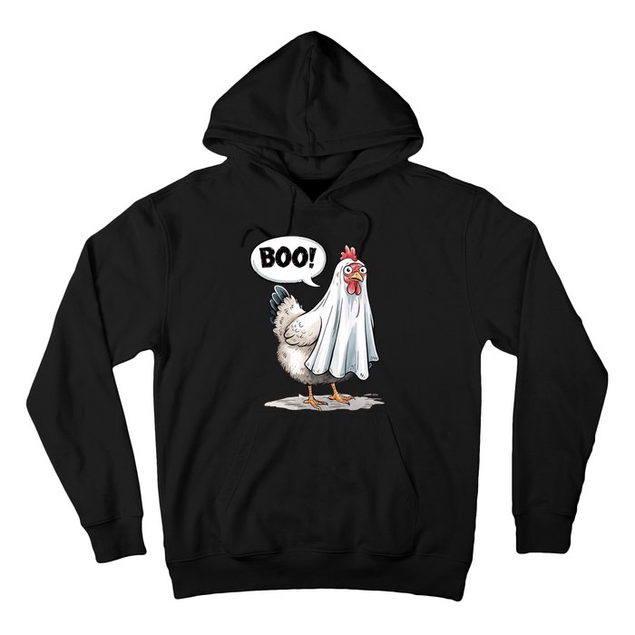 Funny Halloween Chicken Boo Spooky Chicken Halloween Costume Hoodie