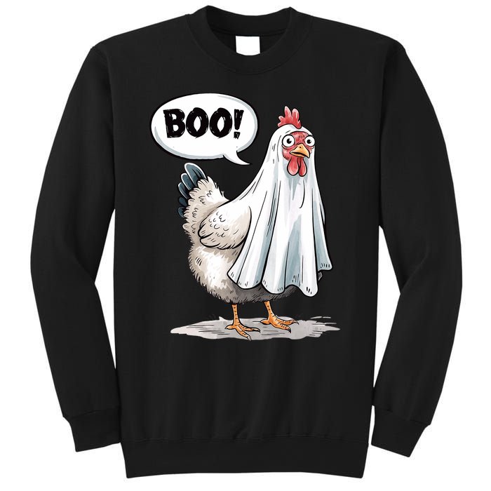 Funny Halloween Chicken Boo Spooky Chicken Halloween Costume Sweatshirt