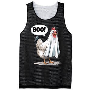 Funny Halloween Chicken Boo Spooky Chicken Halloween Costume Mesh Reversible Basketball Jersey Tank