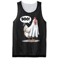 Funny Halloween Chicken Boo Spooky Chicken Halloween Costume Mesh Reversible Basketball Jersey Tank