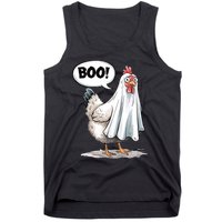 Funny Halloween Chicken Boo Spooky Chicken Halloween Costume Tank Top