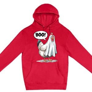 Funny Halloween Chicken Boo Spooky Chicken Halloween Costume Premium Pullover Hoodie