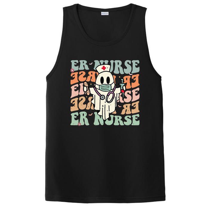 Funny Halloween Costume for Groovy Emergency Room Nurses PosiCharge Competitor Tank