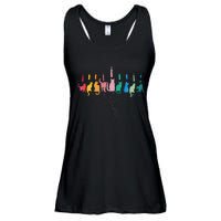 Funny Hanukkah Cat Menorah Meowzel Hanukat Jewish Chanukah Ladies Essential Flowy Tank