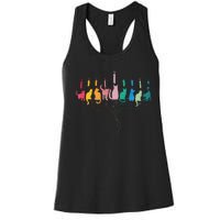 Funny Hanukkah Cat Menorah Meowzel Hanukat Jewish Chanukah Women's Racerback Tank