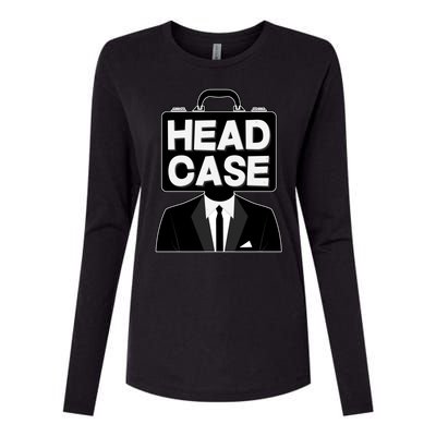 Funny Head Case Man Womens Cotton Relaxed Long Sleeve T-Shirt