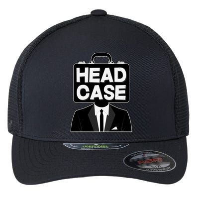 Funny Head Case Man Flexfit Unipanel Trucker Cap