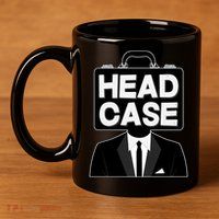 Funny Head Case Man 11oz C Handle Ceramic Mug