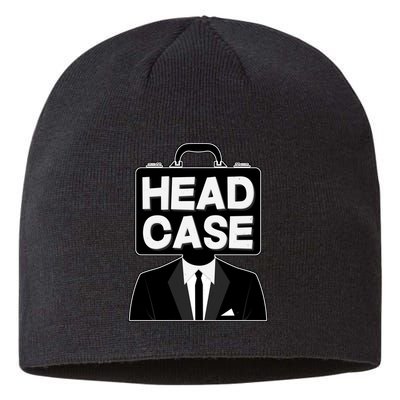 Funny Head Case Man Sustainable Beanie