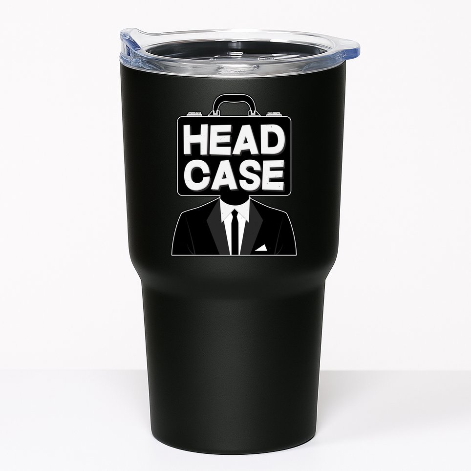 Funny Head Case Man Tumbler