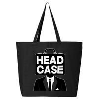 Funny Head Case Man 25L Jumbo Tote
