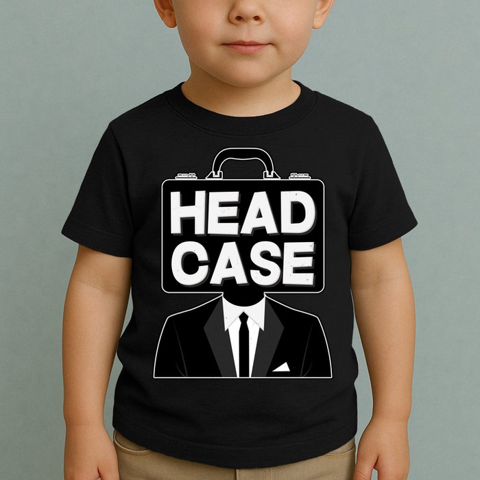 Funny Head Case Man Toddler T-Shirt