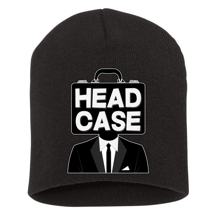 Funny Head Case Man Short Acrylic Beanie