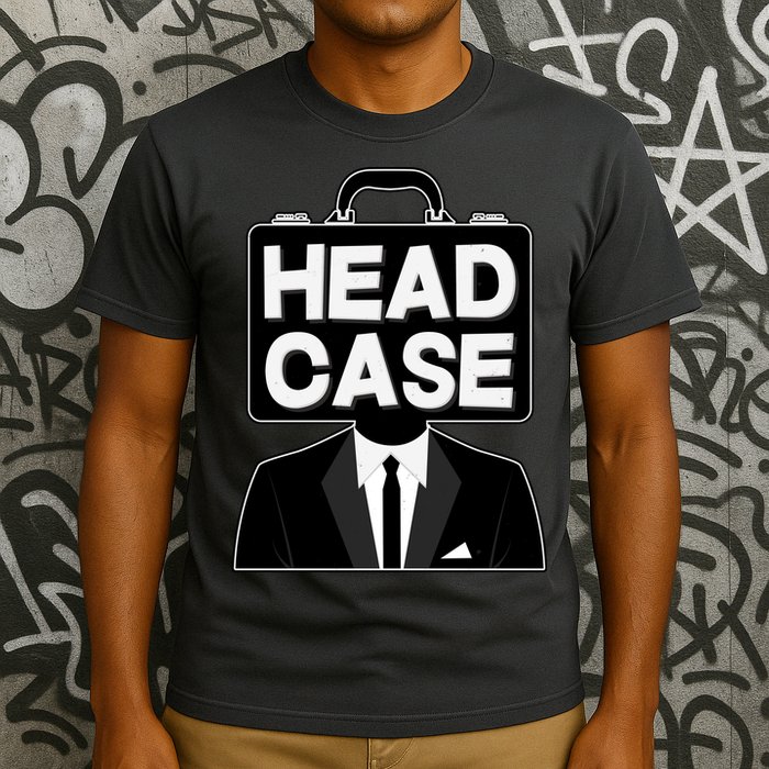 Funny Head Case Man T-Shirt