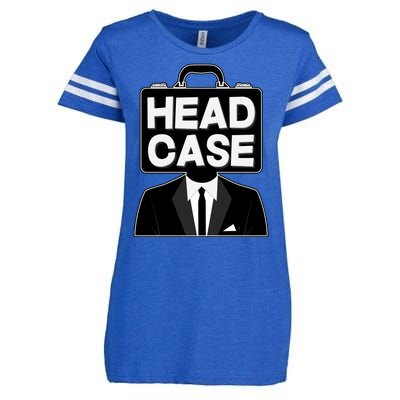 Funny Head Case Man Enza Ladies Jersey Football T-Shirt