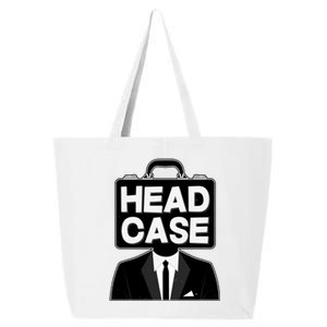 Funny Head Case Man 25L Jumbo Tote