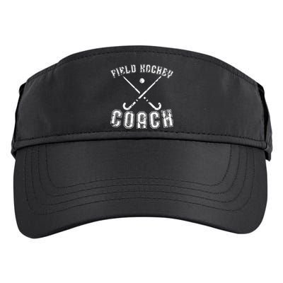 Field Hockey Coach Gifts Distressed Field Hockey Coach Adult Drive Performance Visor