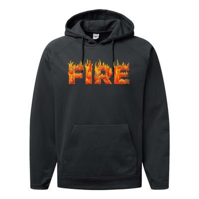 FIRE HALLOWEEN COSTUME FIRE AND ICE MATCHING COUPLES Performance Fleece Hoodie