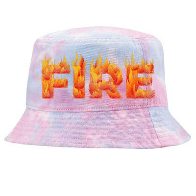 FIRE HALLOWEEN COSTUME FIRE AND ICE MATCHING COUPLES Tie-Dyed Bucket Hat