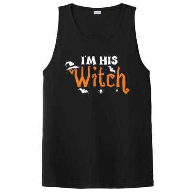 Funny Halloween Couple: Im His Witch Gift PosiCharge Competitor Tank