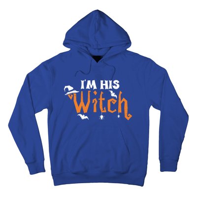 Funny Halloween Couple: Im His Witch Gift Hoodie