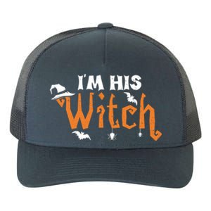 Funny Halloween Couple: Im His Witch Gift Yupoong Adult 5-Panel Trucker Hat