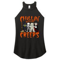 Funny Halloween Costume Family Matching Witch Women's Perfect Tri Rocker Tank