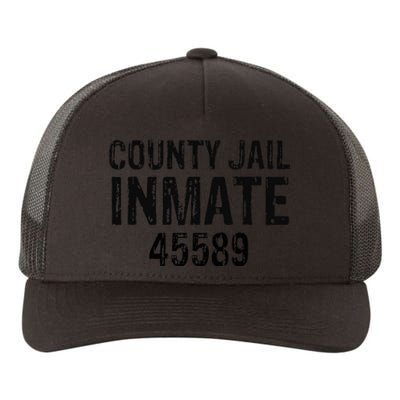 funyn Halloween County Jail Inmate Prisoner Costume Party Yupoong Adult 5-Panel Trucker Hat