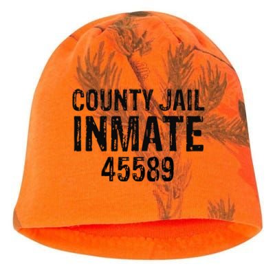 funyn Halloween County Jail Inmate Prisoner Costume Party Kati - Camo Knit Beanie