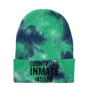 funyn Halloween County Jail Inmate Prisoner Costume Party Tie Dye 12in Knit Beanie