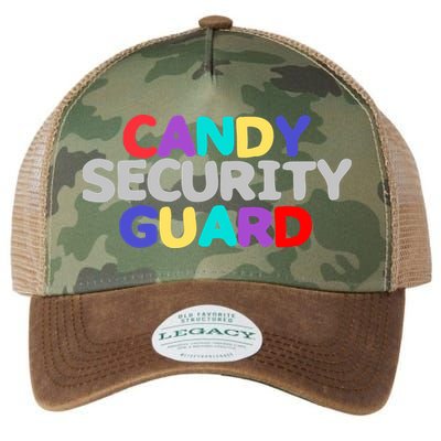 Funny Halloween, Cute Halloween, Candy Security Guard Legacy Tie Dye Trucker Hat