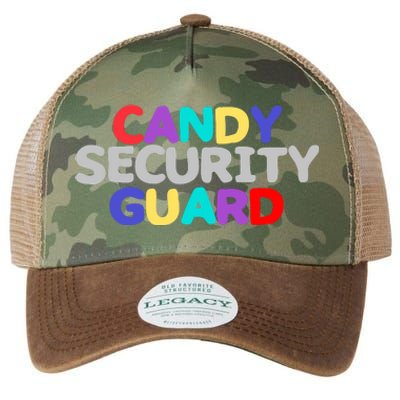 Funny Halloween, Cute Halloween, Candy Security Guard Legacy Tie Dye Trucker Hat