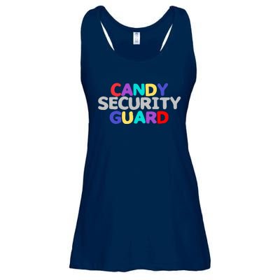 Funny Halloween, Cute Halloween, Candy Security Guard Ladies Essential Flowy Tank