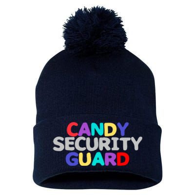 Funny Halloween, Cute Halloween, Candy Security Guard Pom Pom 12in Knit Beanie