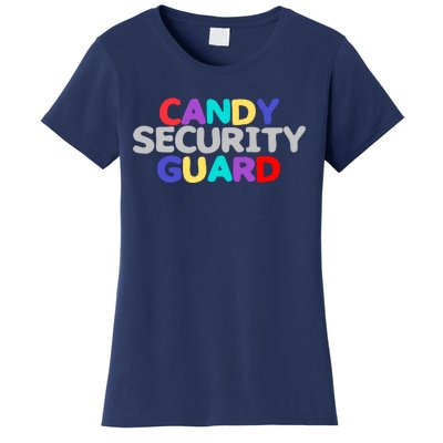 Funny Halloween, Cute Halloween, Candy Security Guard Women's T-Shirt