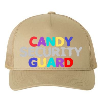 Funny Halloween, Cute Halloween, Candy Security Guard Yupoong Adult 5-Panel Trucker Hat