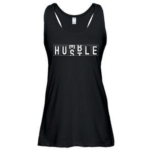 Funny Hustle Cool Humble Odometer Ladies Essential Flowy Tank