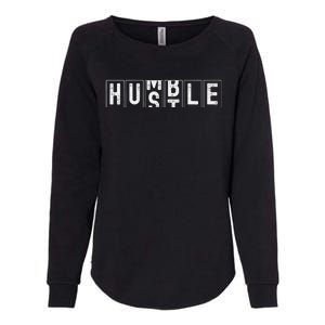 Funny Hustle Cool Humble Odometer Womens California Wash Sweatshirt