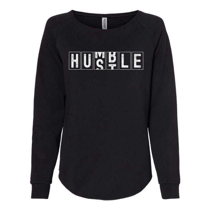 Funny Hustle Cool Humble Odometer Womens California Wash Sweatshirt