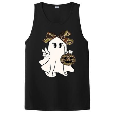 Funny Halloween Camouflage Camo Ghost Hello Hunting Season PosiCharge Competitor Tank