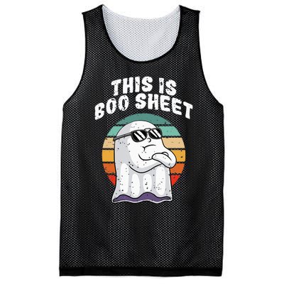 Funny Halloween Costume Ghost Pun Humor Spooktacularly Hilarious! Mesh Reversible Basketball Jersey Tank