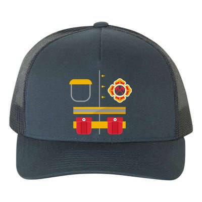 Fire Halloween Costume Firefighter Easy Lazy Costume Gift Yupoong Adult 5-Panel Trucker Hat